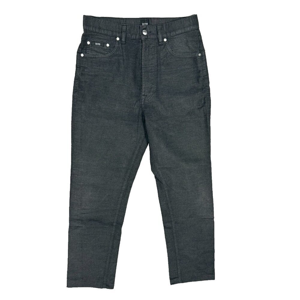 Hugo Boss Cotton Viscose Pants "Arkansas" Black Jeans 30x27